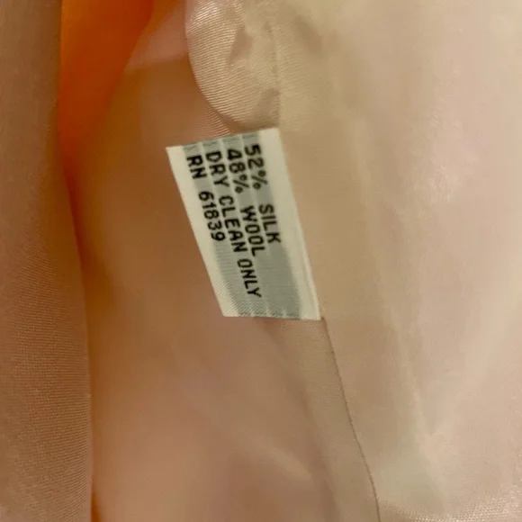Teri Jon by Rickie Freeman Blush Pink Cocktail Formal Satin 2-Piece Suit 12 - Picture 12 of 13